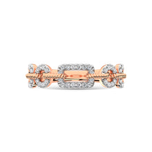 14K Rose Gold Diamond 1/5 Ct.Tw. Fashion Ring