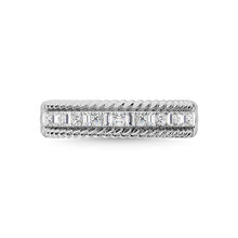 14K White Gold Diamond 1/4 Ct.Tw. Fashion Band