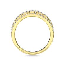 14K Yellow Gold Diamond 1 Ct.Tw. Fashion Ring