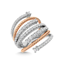 14K Two Tone Diamond 1 Ct.Tw. Fashion Ring