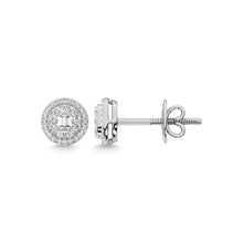 14K White Gold Diamond 1/2 Ct.Tw. Fashion Earrings