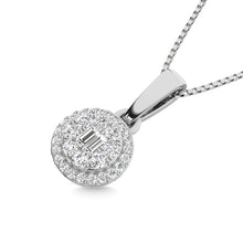 14K White Gold Diamond 1/3 Ct.Tw. Fashion Pendant
