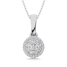 14K White Gold Diamond 5/8 Ct.Tw. Fashion Pendant