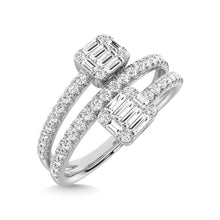 14K White Gold Diamond 1/2 Ct.Tw. Fashion Ring