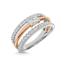 14K White Gold Diamond 1/2 Ct.Tw. Fashion Ring