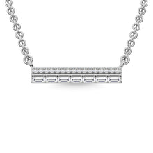 14K White Gold Diamond 1/5 Ct.Tw. Fashion Necklace