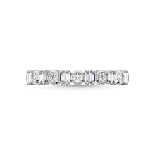 14K White Gold Diamond 1/4 Ct.Tw. Stackable Band