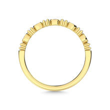 14K Yellow Gold Diamond 1/4 Ct.Tw. Stackable Ring