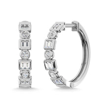 14K White Gold Diamond 1/3 Ct.Tw. Fashion Earrings