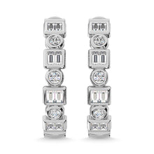 14K White Gold Diamond 1/3 Ct.Tw. Fashion Earrings