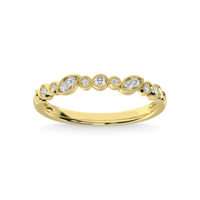 Diamond 1/6 Ct.Tw. Stackable Band in 10K Yellow Gold