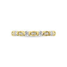 10K Yellow Gold Diamond 1/5 Ct.Tw. Stackable Ring