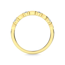 10K Yellow Gold Diamond 1/5 Ct.Tw. Stackable Ring