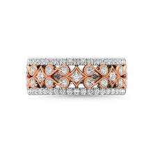 14K Two Tone Diamond 3/4 Ct.Tw. Fashion Band