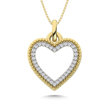 10K White Gold Diamond 1/5 Ct.Tw. Fashion Pendant