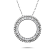 10K White Gold Diamond 1/5 Ct.Tw. Fashion Pendant