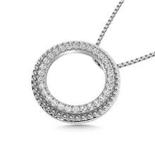 10K White Gold Diamond 1/5 Ct.Tw. Fashion Pendant