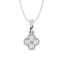 14K White Gold Diamond 1/5 Ct.Tw. Fashion Pendant
