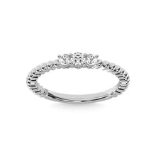 10K White Gold Diamond 1/5 Ct.Tw. Fashion Ring