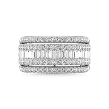 14K White Gold Diamond 3/8 Ct.Tw. Fashion Band
