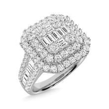 14K White Gold Diamond 1 1/2 Ct.Tw. Fashion Ring