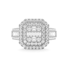 14K White Gold Diamond 1 1/2 Ct.Tw. Fashion Ring