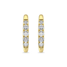 14K Yellow Gold Diamond 1/6 Ct.Tw. Fashion Earrings