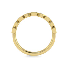 10K Yellow Gold Diamond 1/10 Ct.Tw. Stackable Band