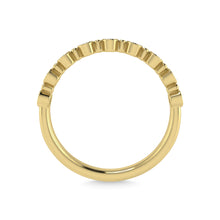 10K Yellow Gold Diamond 1/10 Ct.Tw. Stackable Band