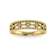 10K Yellow Gold Diamond 1/20 Ct.Tw. Fashion Band