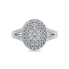 10K White Gold Diamond 1 Ct.Tw. Engagement Ring