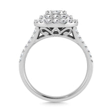 10K White Gold Diamond 1 Ct.Tw. Engagement Ring