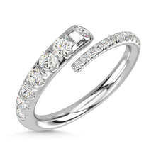 14K White Gold Diamond 1/2 Ct.Tw. Fashion Ring