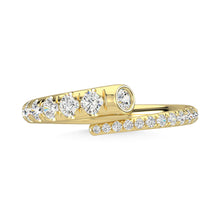 14K Yellow Gold Diamond 1/2 Ct.Tw. Fashion Ring