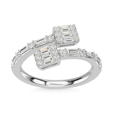 14K White Gold Diamond 1/2 Ct.Tw. Fashion Ring