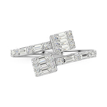 14K White Gold Diamond 1/2 Ct.Tw. Fashion Ring