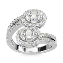 14K White Gold Diamond 1 Ct.Tw. Fashion Ring