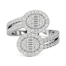 14K White Gold Diamond 1 Ct.Tw. Fashion Ring