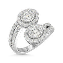 14K White Gold Diamond 1 Ct.Tw. Fashion Ring