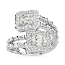 14K White Gold Diamond 1 Ct.Tw. Fashion Ring