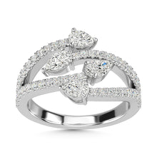 14K White Gold Diamond 1 Ct.Tw. Fashion Ring