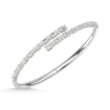 14K White Gold Diamond 3 Ct.Tw. Fashion Bangle