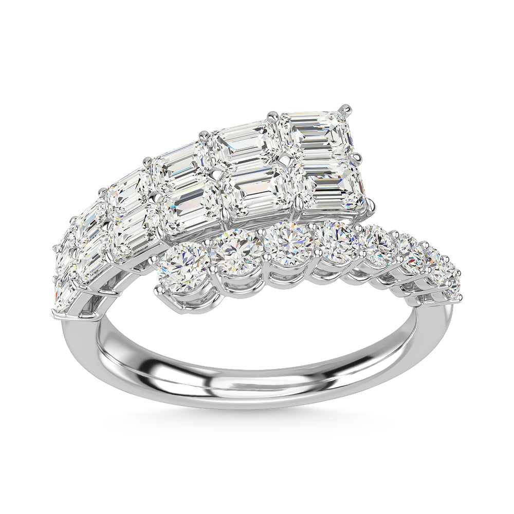 14K White Gold Diamond 1 7/8 Ct.Tw. Fashion Ring