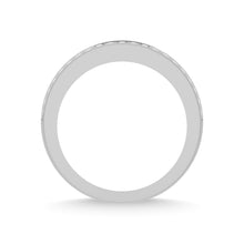 10K White Gold Diamond 1/2 Ct.Tw. Mens Wedding Band