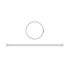 14K White Gold Diamond 4 3/4 Ct.Tw. Fashion Bracelet - thediamondsq