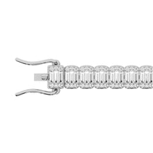 14K White Gold Diamond 4 3/4 Ct.Tw. Fashion Bracelet - thediamondsq