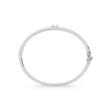 14K White Gold Diamond 1 1/2 Ct.Tw. Fashion Bangle - thediamondsq