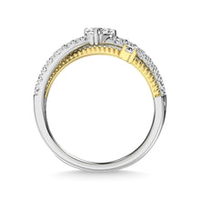 14K Two Tone Diamond 3/4 Ct.Tw. Fashion Ring