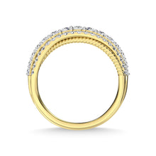 14K Two Tone Diamond 1 Ct.Tw. Fashion Ring