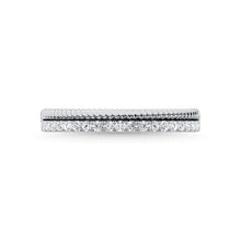 14K White Gold Diamond 1/5 Ct.Tw. Stackable Band